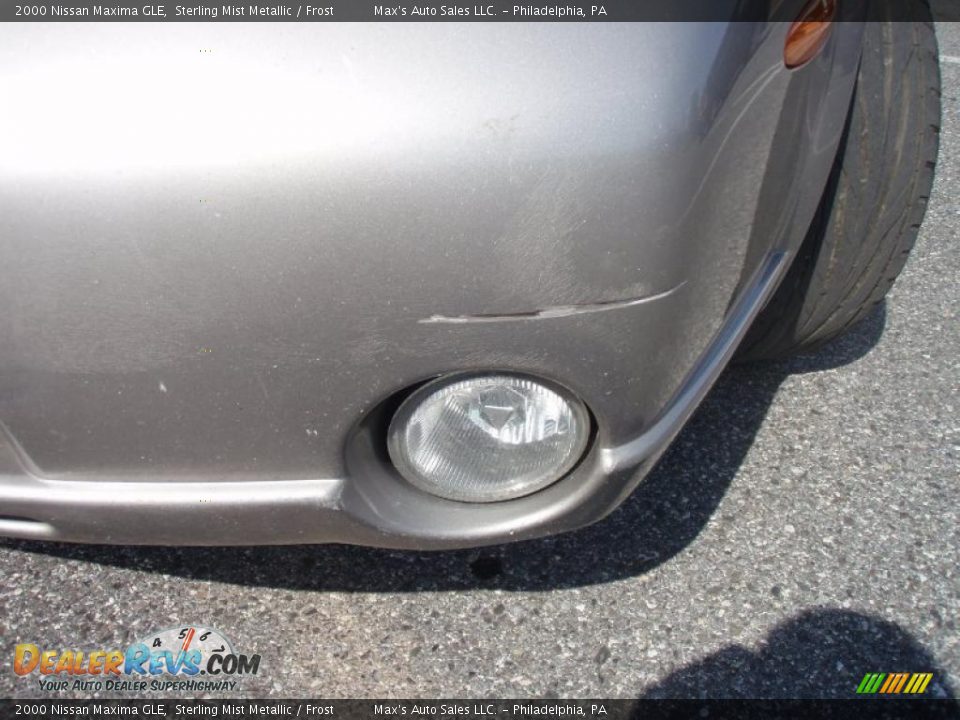 2000 Nissan Maxima GLE Sterling Mist Metallic / Frost Photo #30