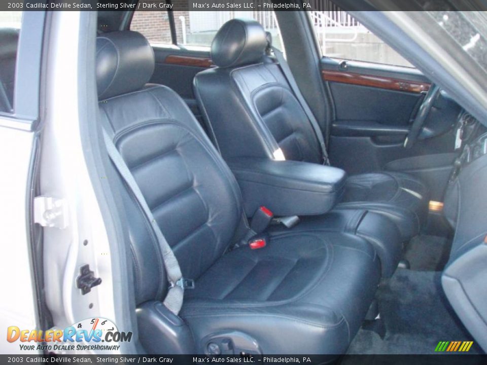 2003 Cadillac DeVille Sedan Sterling Silver / Dark Gray Photo #5