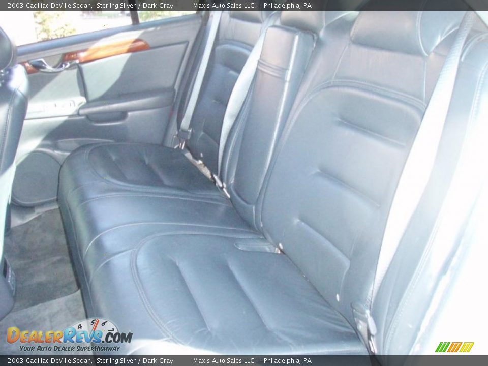 2003 Cadillac DeVille Sedan Sterling Silver / Dark Gray Photo #6