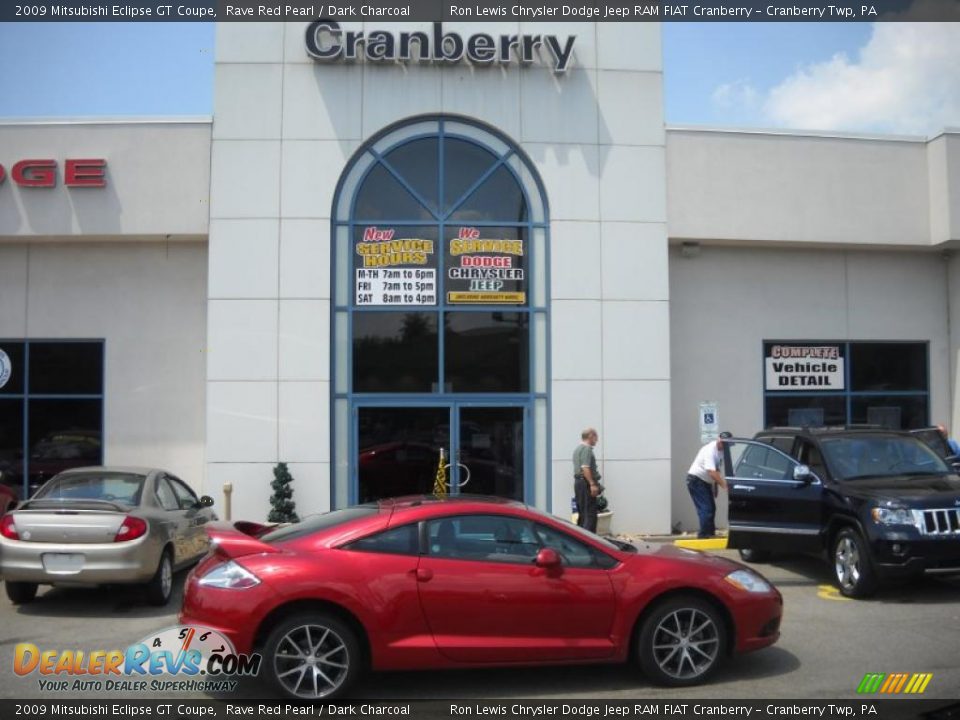 2009 Mitsubishi Eclipse GT Coupe Rave Red Pearl / Dark Charcoal Photo #1