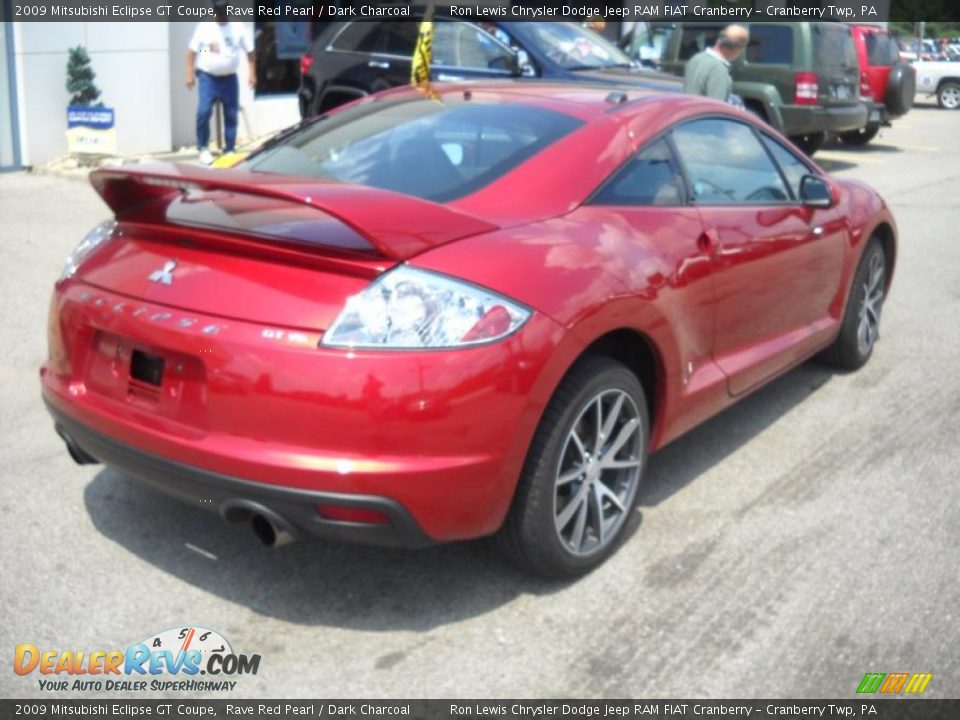 2009 Mitsubishi Eclipse GT Coupe Rave Red Pearl / Dark Charcoal Photo #2