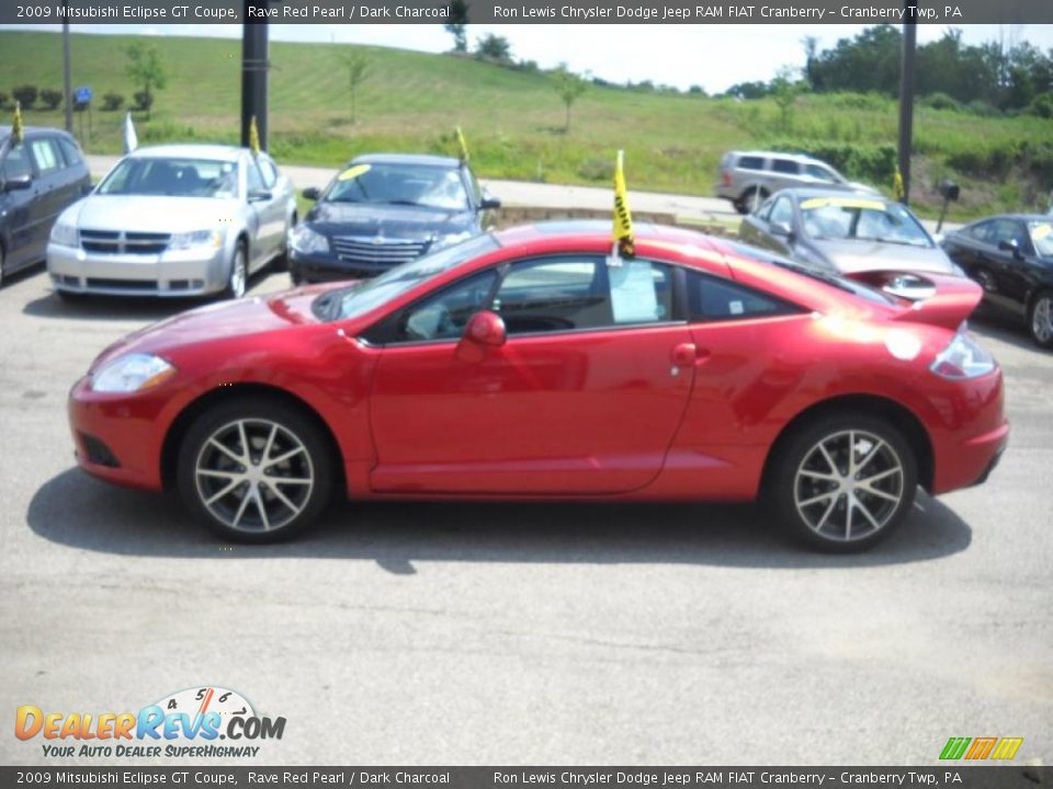 2009 Mitsubishi Eclipse GT Coupe Rave Red Pearl / Dark Charcoal Photo #5