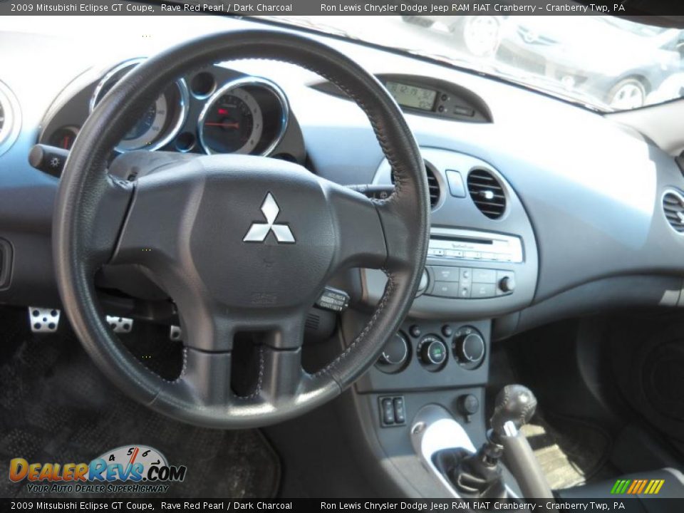 2009 Mitsubishi Eclipse GT Coupe Rave Red Pearl / Dark Charcoal Photo #10