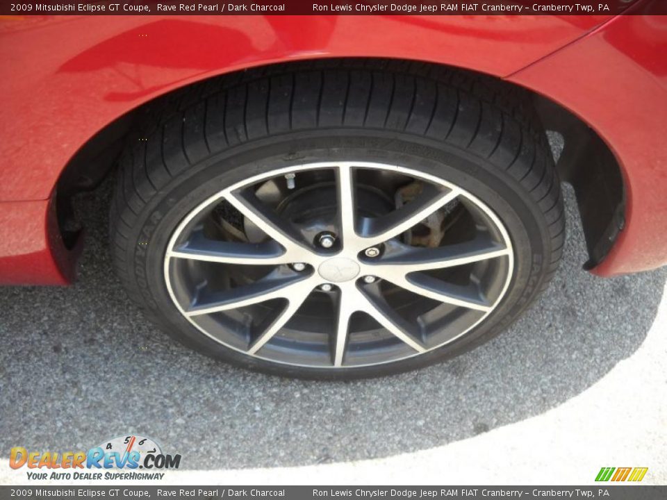 2009 Mitsubishi Eclipse GT Coupe Rave Red Pearl / Dark Charcoal Photo #13