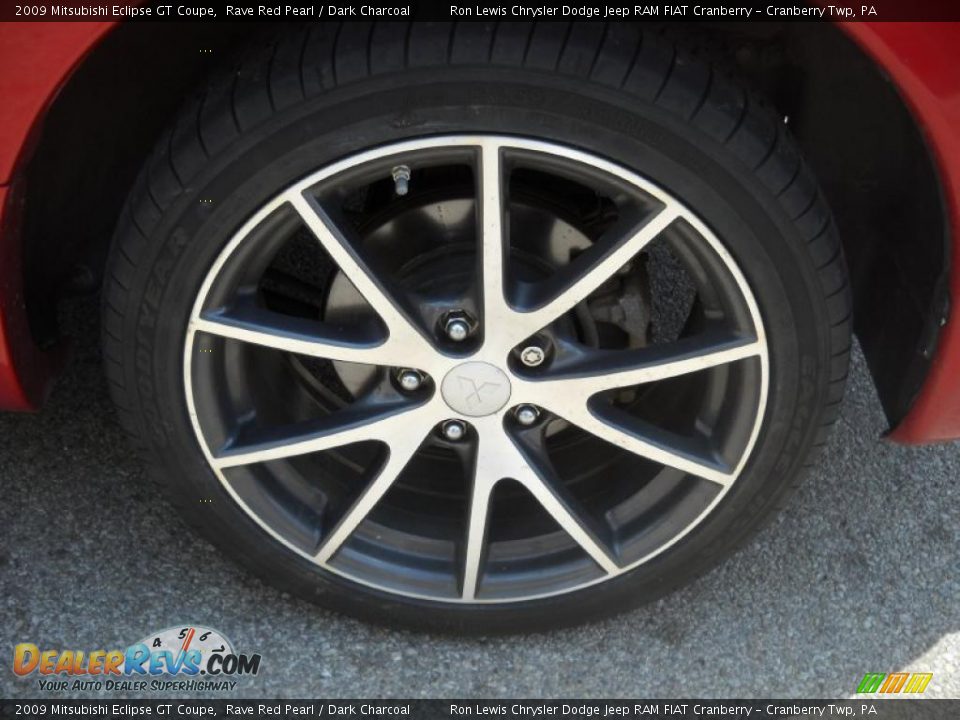 2009 Mitsubishi Eclipse GT Coupe Rave Red Pearl / Dark Charcoal Photo #14
