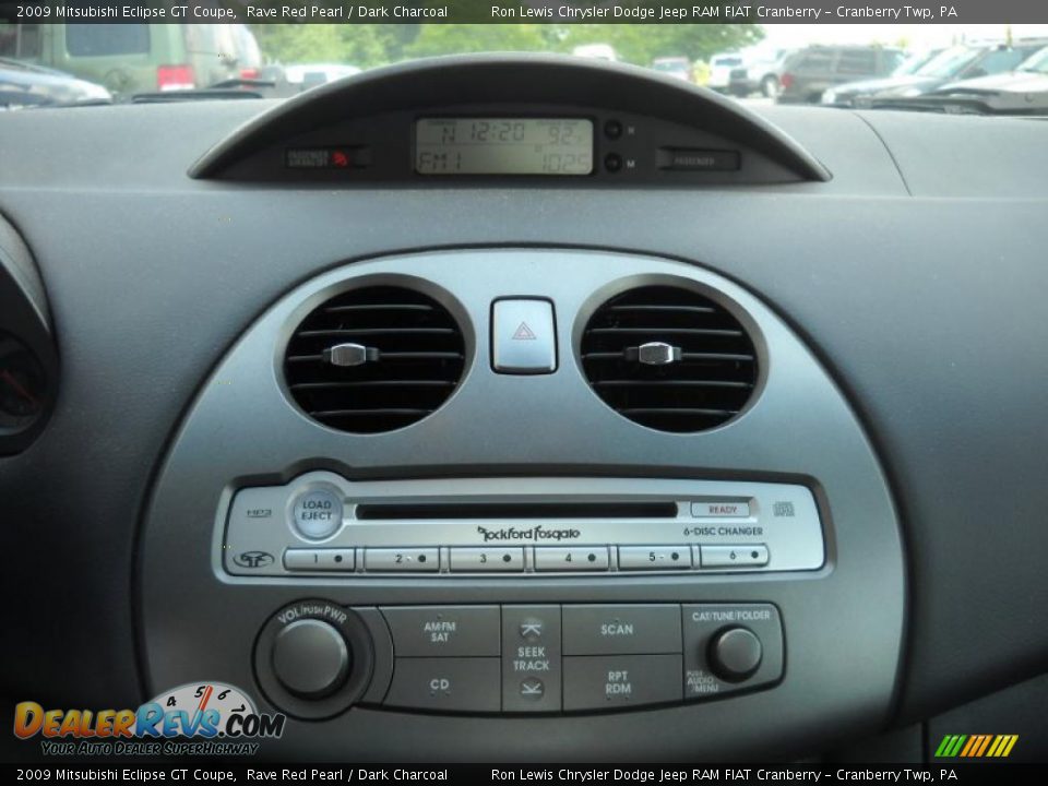2009 Mitsubishi Eclipse GT Coupe Rave Red Pearl / Dark Charcoal Photo #22