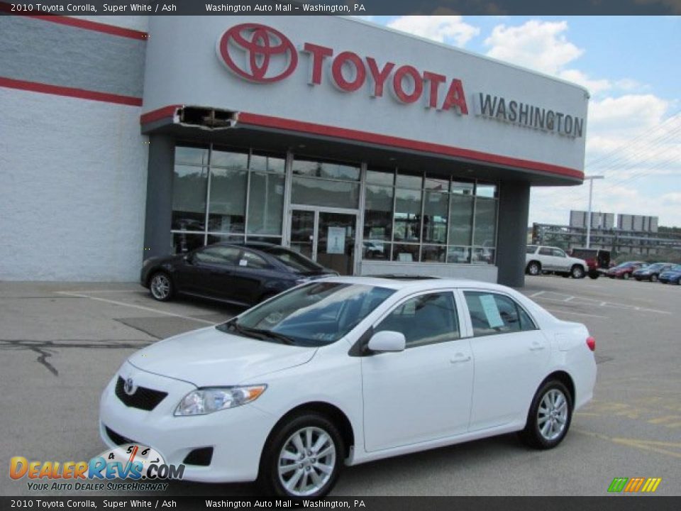 2010 Toyota Corolla Super White / Ash Photo #1