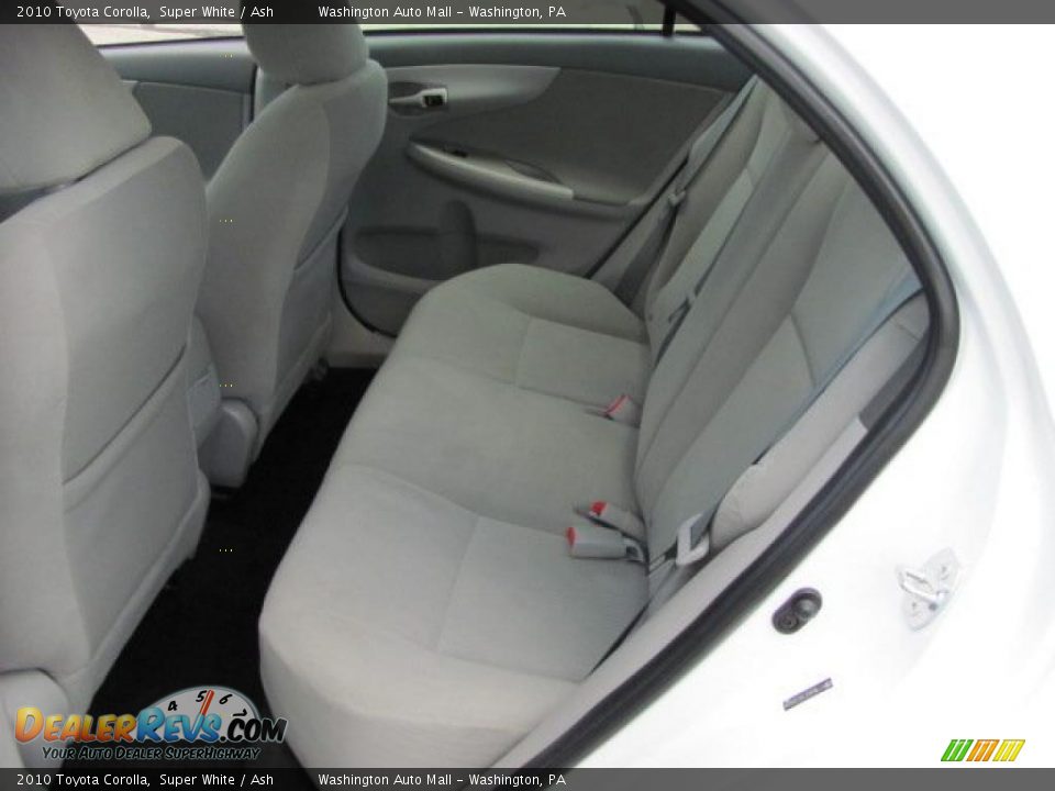 2010 Toyota Corolla Super White / Ash Photo #11