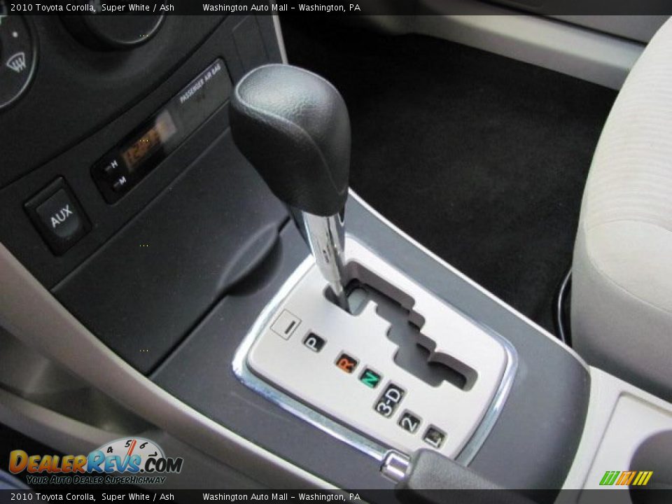 2010 Toyota Corolla Super White / Ash Photo #16