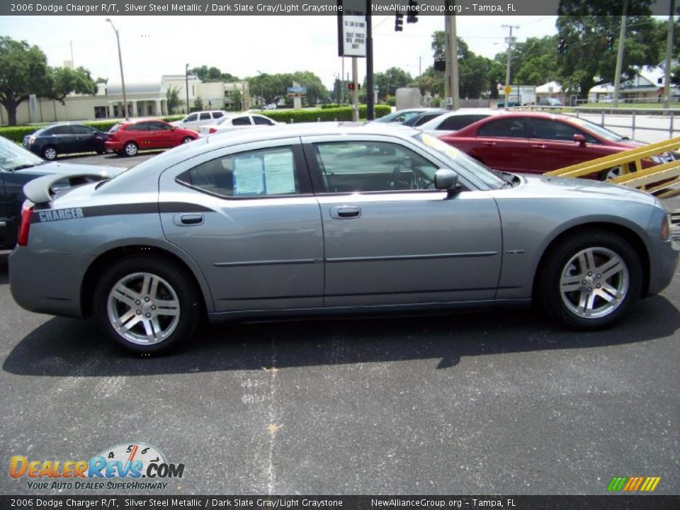 2006 Dodge Charger R/T Silver Steel Metallic / Dark Slate Gray/Light Graystone Photo #2