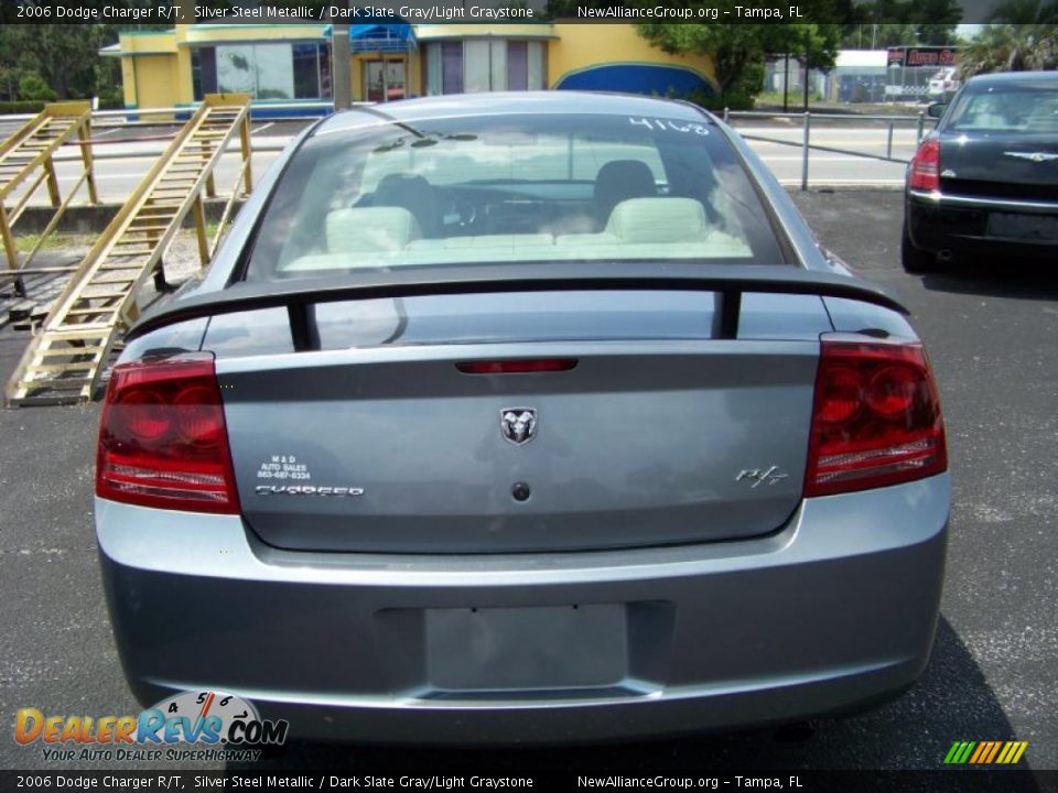 2006 Dodge Charger R/T Silver Steel Metallic / Dark Slate Gray/Light Graystone Photo #4