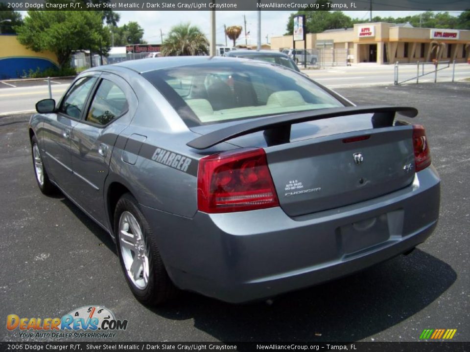 2006 Dodge Charger R/T Silver Steel Metallic / Dark Slate Gray/Light Graystone Photo #5