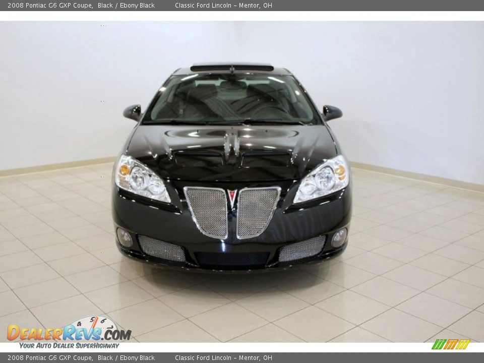 2008 Pontiac G6 GXP Coupe Black / Ebony Black Photo #2