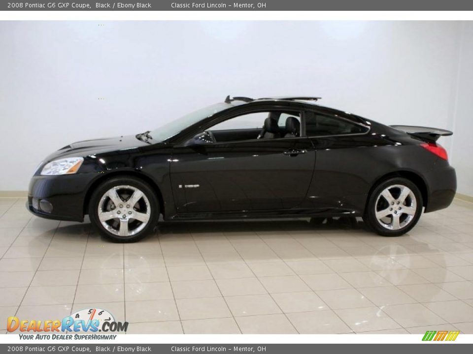 2008 Pontiac G6 GXP Coupe Black / Ebony Black Photo #4