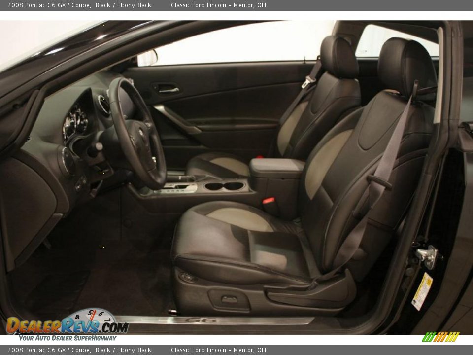 2008 Pontiac G6 GXP Coupe Black / Ebony Black Photo #8