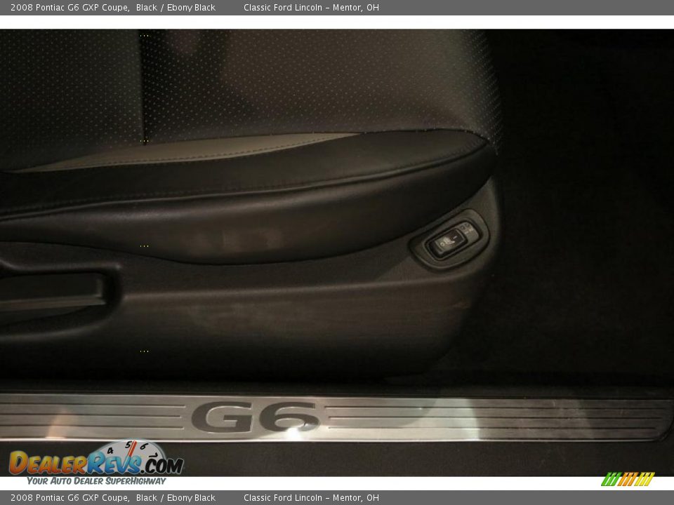2008 Pontiac G6 GXP Coupe Black / Ebony Black Photo #15