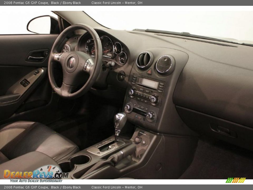 2008 Pontiac G6 GXP Coupe Black / Ebony Black Photo #16