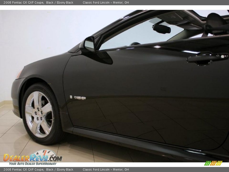 2008 Pontiac G6 GXP Coupe Black / Ebony Black Photo #20