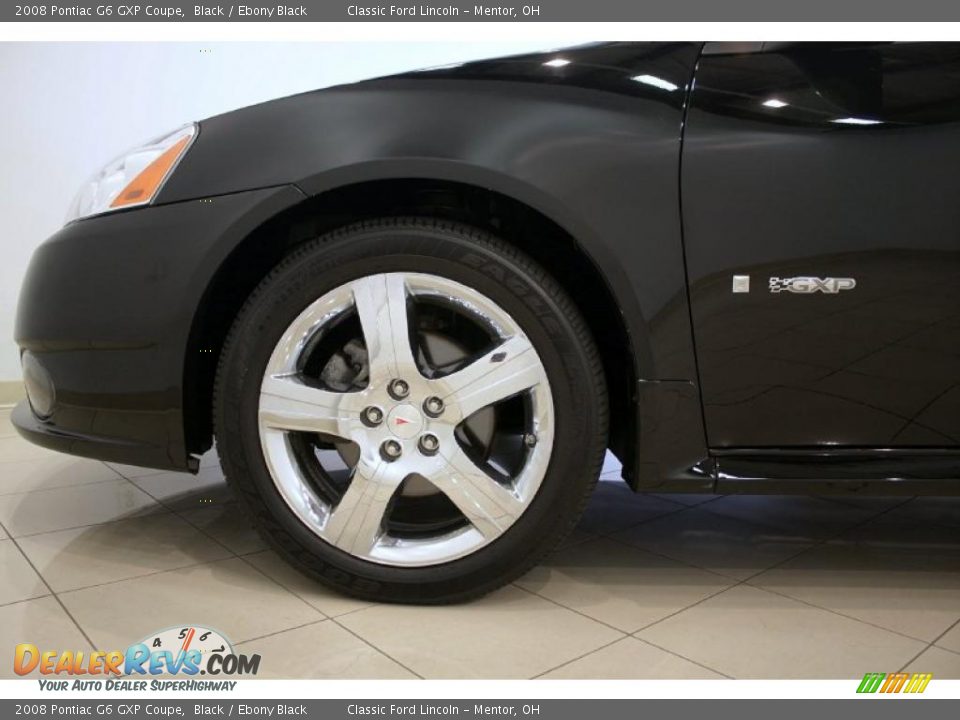 2008 Pontiac G6 GXP Coupe Black / Ebony Black Photo #21