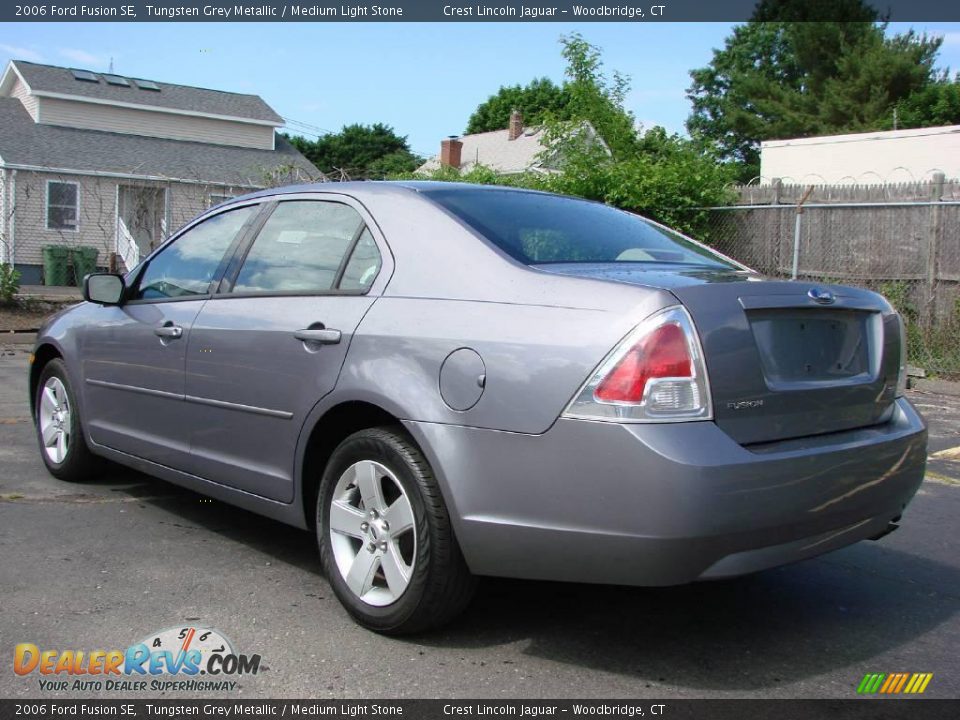 2006 Ford Fusion SE Tungsten Grey Metallic / Medium Light Stone Photo #3