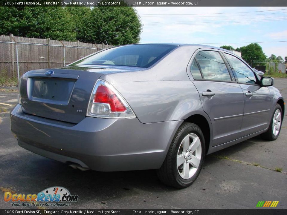 2006 Ford Fusion SE Tungsten Grey Metallic / Medium Light Stone Photo #4