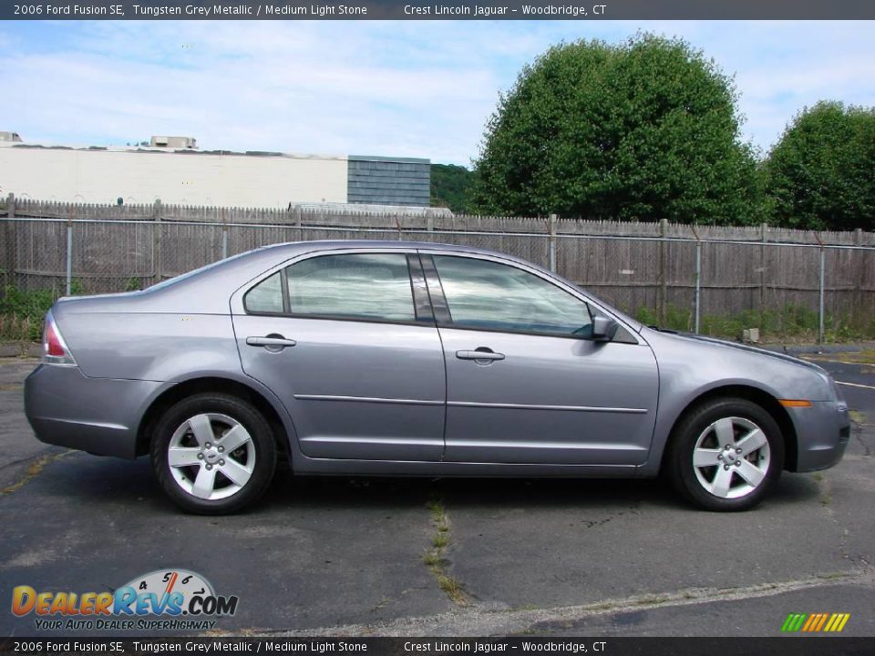 2006 Ford Fusion SE Tungsten Grey Metallic / Medium Light Stone Photo #5