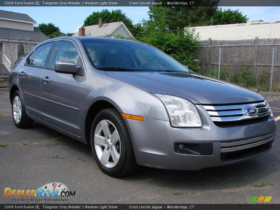 2006 Ford Fusion SE Tungsten Grey Metallic / Medium Light Stone Photo #6