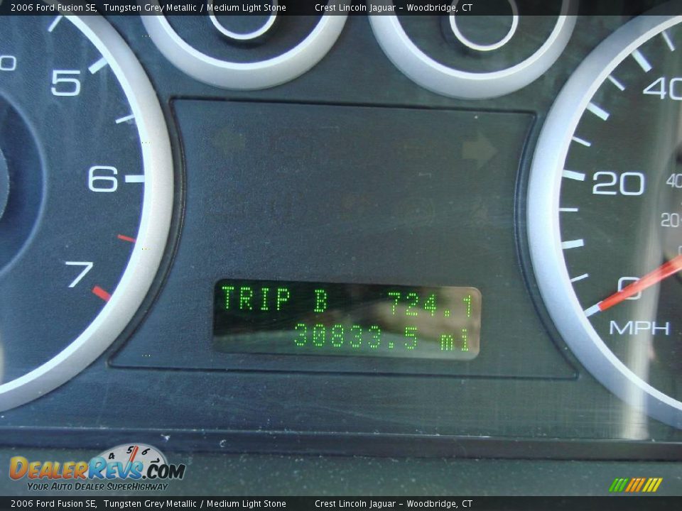 2006 Ford Fusion SE Tungsten Grey Metallic / Medium Light Stone Photo #14