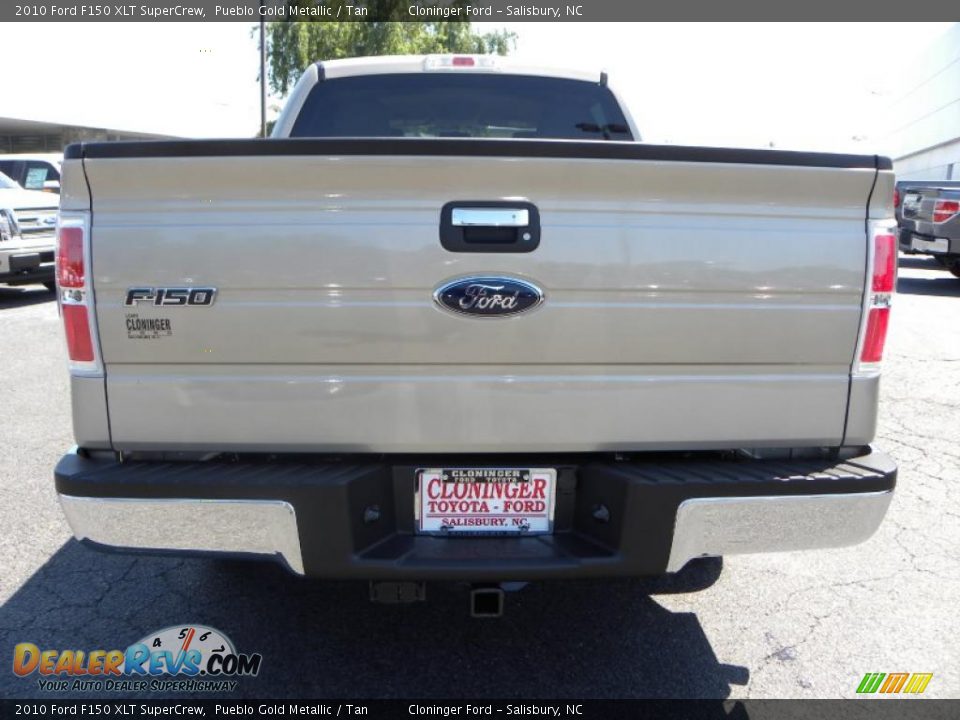 2010 Ford F150 XLT SuperCrew Pueblo Gold Metallic / Tan Photo #4