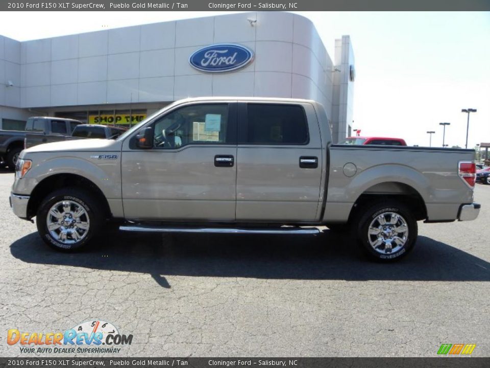 2010 Ford F150 XLT SuperCrew Pueblo Gold Metallic / Tan Photo #5