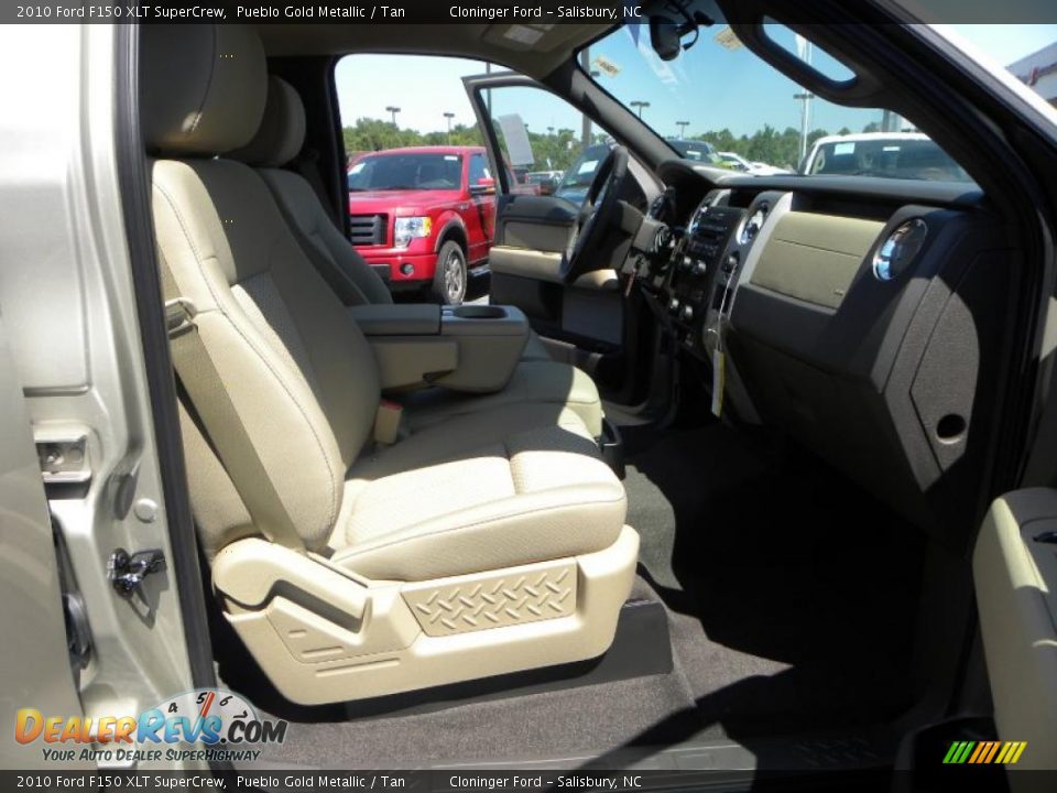 2010 Ford F150 XLT SuperCrew Pueblo Gold Metallic / Tan Photo #12