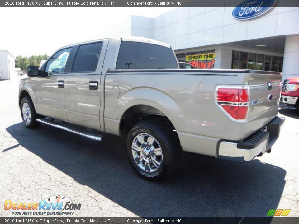 2010 Ford F150 XLT SuperCrew Pueblo Gold Metallic / Tan Photo #25