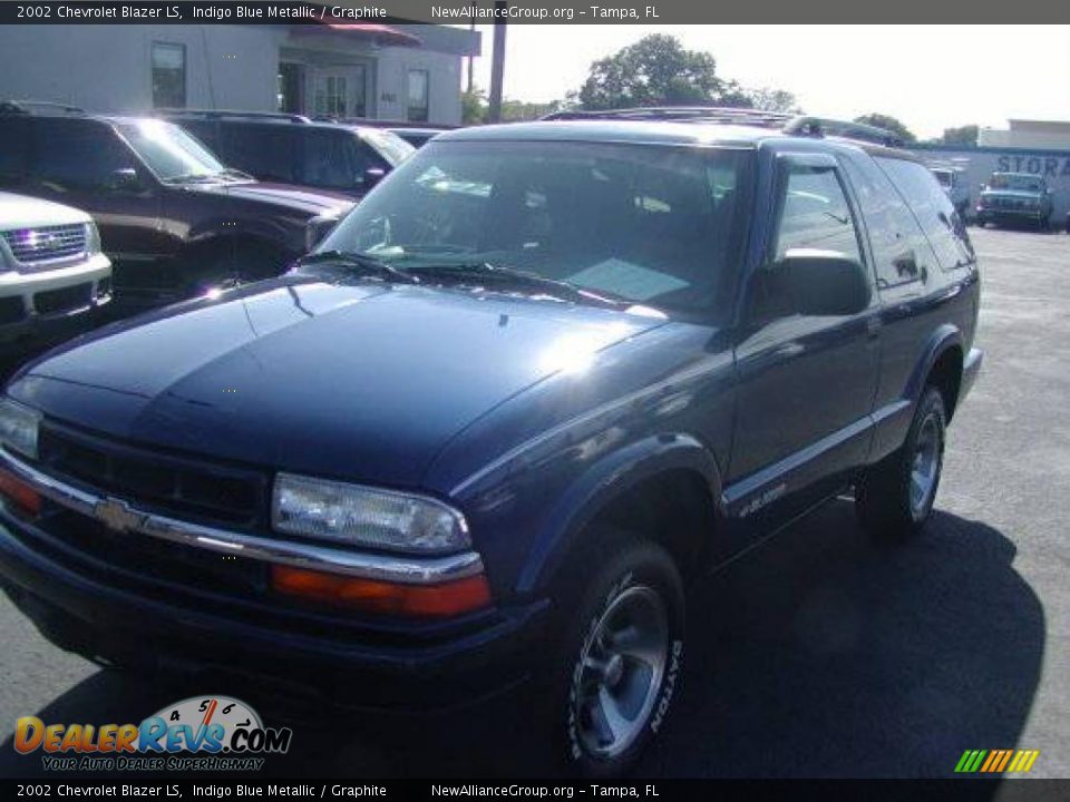 2002 Chevrolet Blazer LS Indigo Blue Metallic / Graphite Photo #1