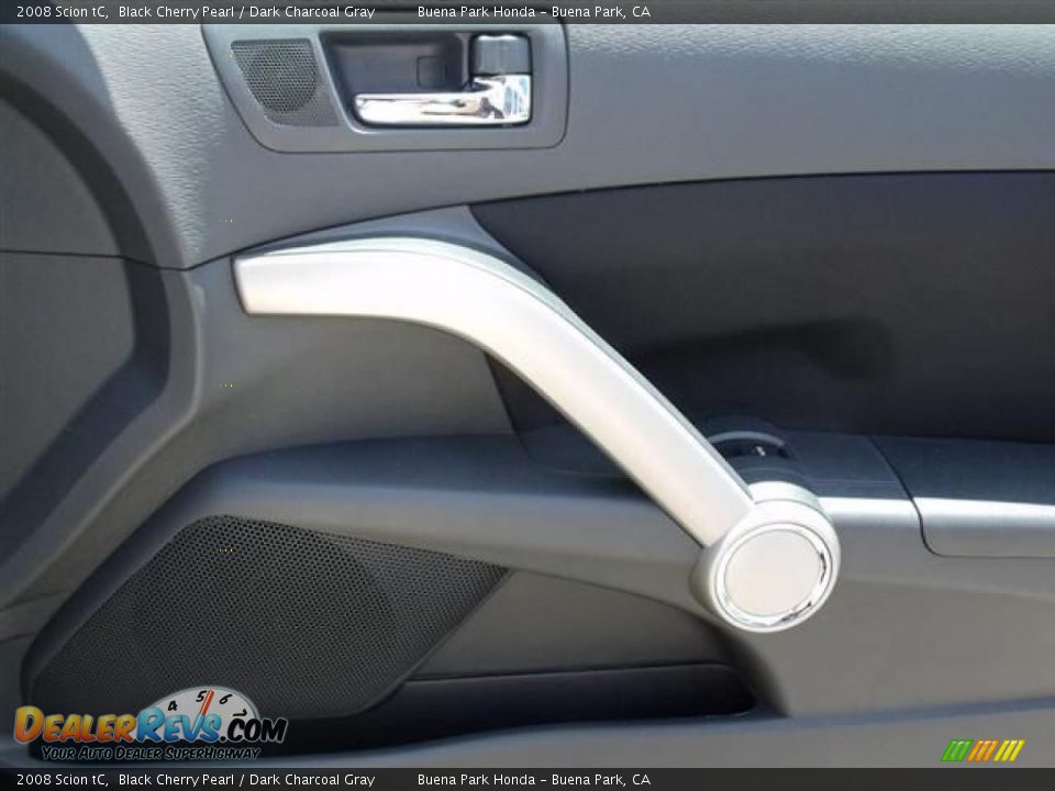 2008 Scion tC Black Cherry Pearl / Dark Charcoal Gray Photo #14