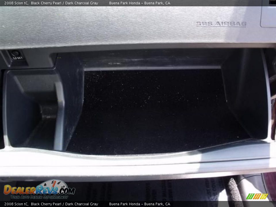 2008 Scion tC Black Cherry Pearl / Dark Charcoal Gray Photo #15