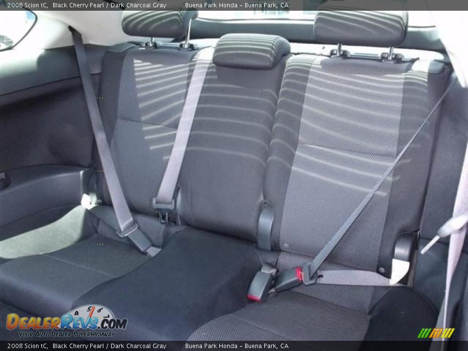 2008 Scion tC Black Cherry Pearl / Dark Charcoal Gray Photo #16
