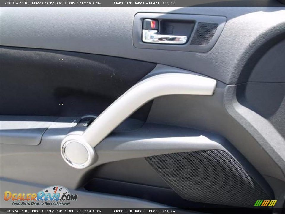 2008 Scion tC Black Cherry Pearl / Dark Charcoal Gray Photo #19