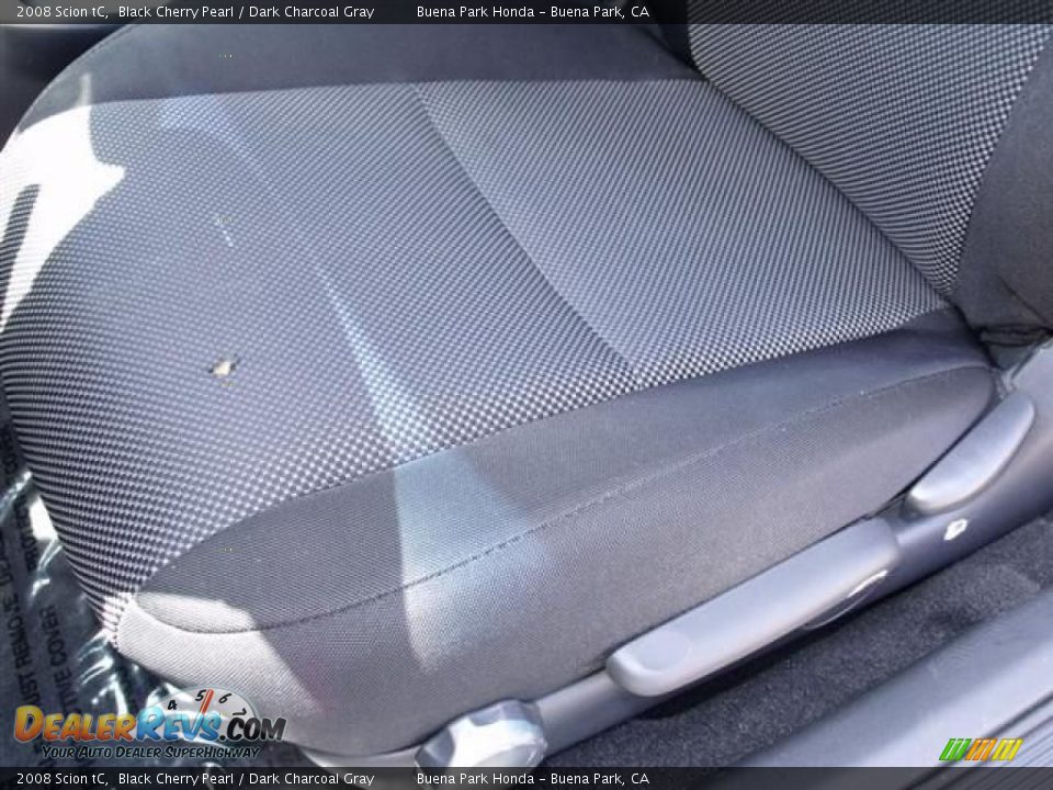 2008 Scion tC Black Cherry Pearl / Dark Charcoal Gray Photo #20