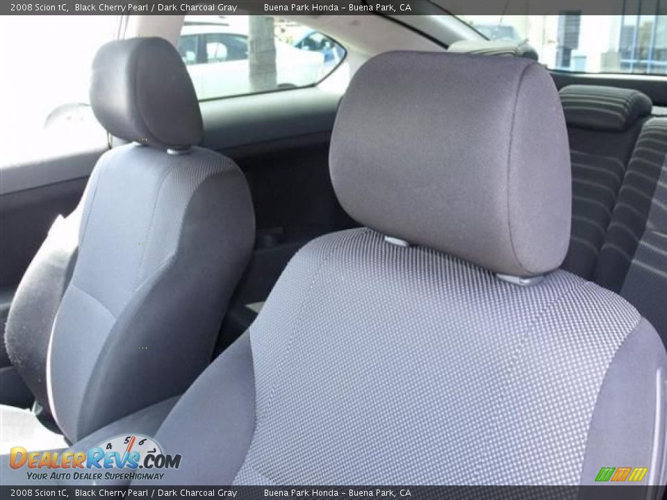 2008 Scion tC Black Cherry Pearl / Dark Charcoal Gray Photo #21