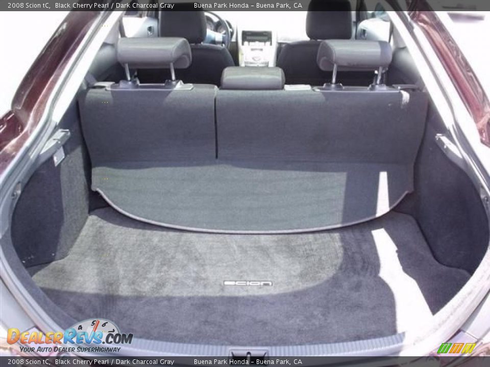 2008 Scion tC Black Cherry Pearl / Dark Charcoal Gray Photo #26