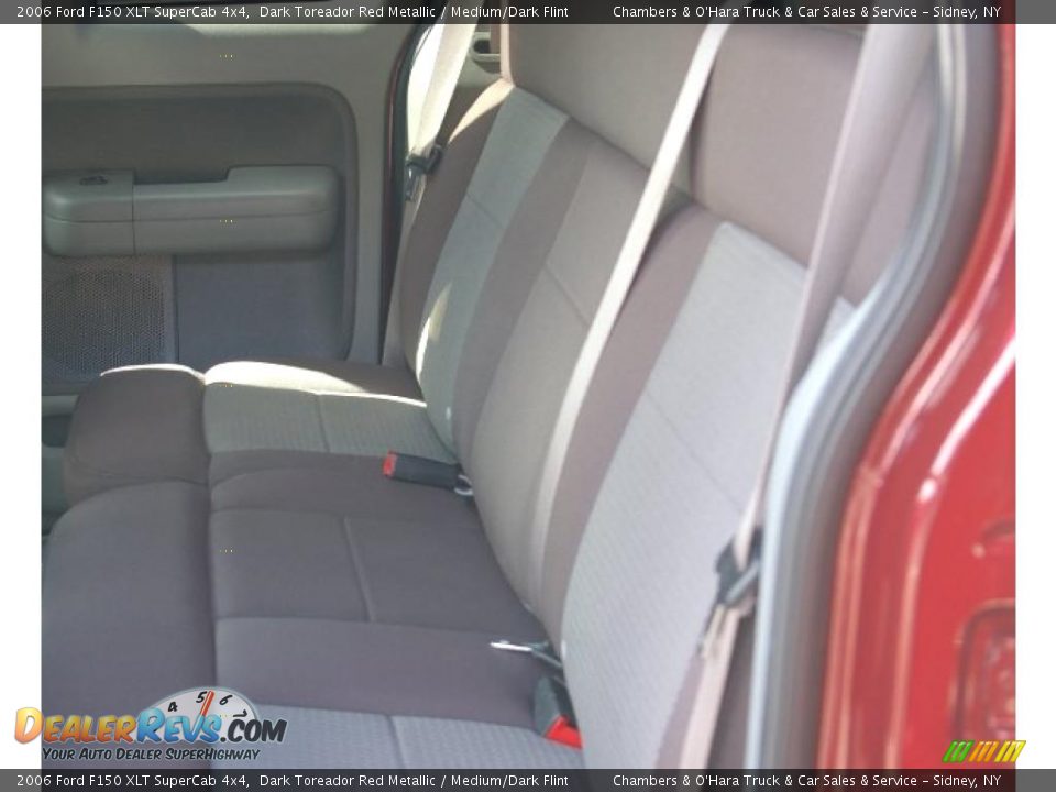 2006 Ford F150 XLT SuperCab 4x4 Dark Toreador Red Metallic / Medium/Dark Flint Photo #5