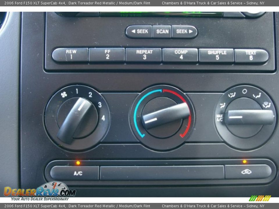 2006 Ford F150 XLT SuperCab 4x4 Dark Toreador Red Metallic / Medium/Dark Flint Photo #10
