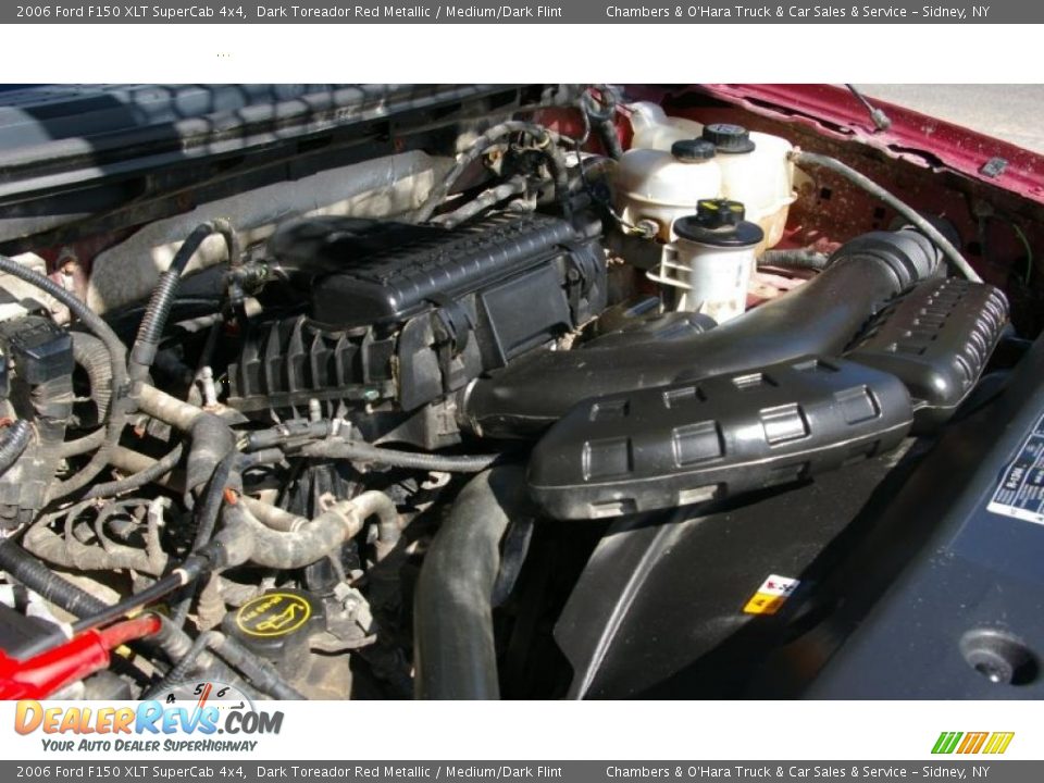 2006 Ford F150 XLT SuperCab 4x4 Dark Toreador Red Metallic / Medium/Dark Flint Photo #15