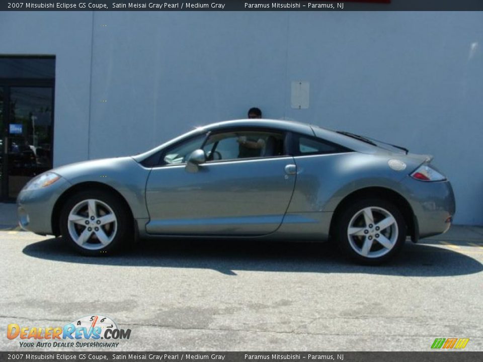 2007 Mitsubishi Eclipse GS Coupe Satin Meisai Gray Pearl / Medium Gray Photo #3