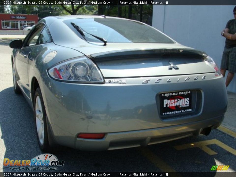 2007 Mitsubishi Eclipse GS Coupe Satin Meisai Gray Pearl / Medium Gray Photo #4