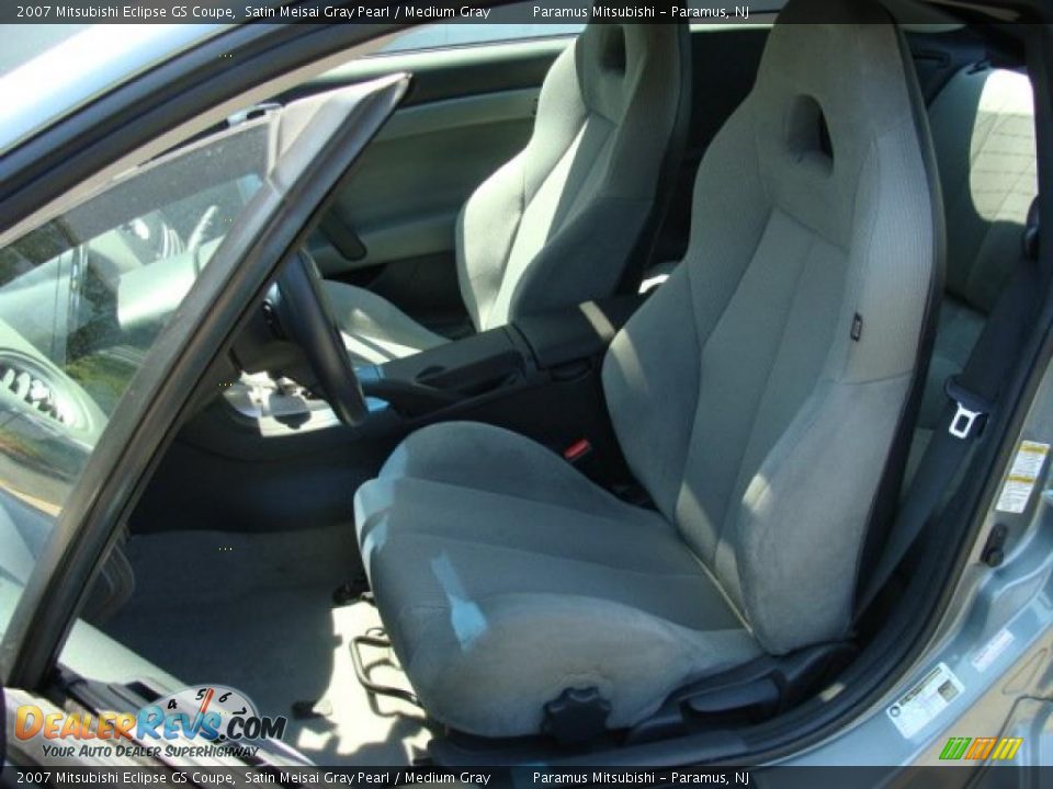 2007 Mitsubishi Eclipse GS Coupe Satin Meisai Gray Pearl / Medium Gray Photo #10