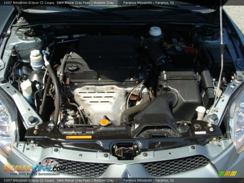 2007 Mitsubishi Eclipse GS Coupe Satin Meisai Gray Pearl / Medium Gray Photo #15