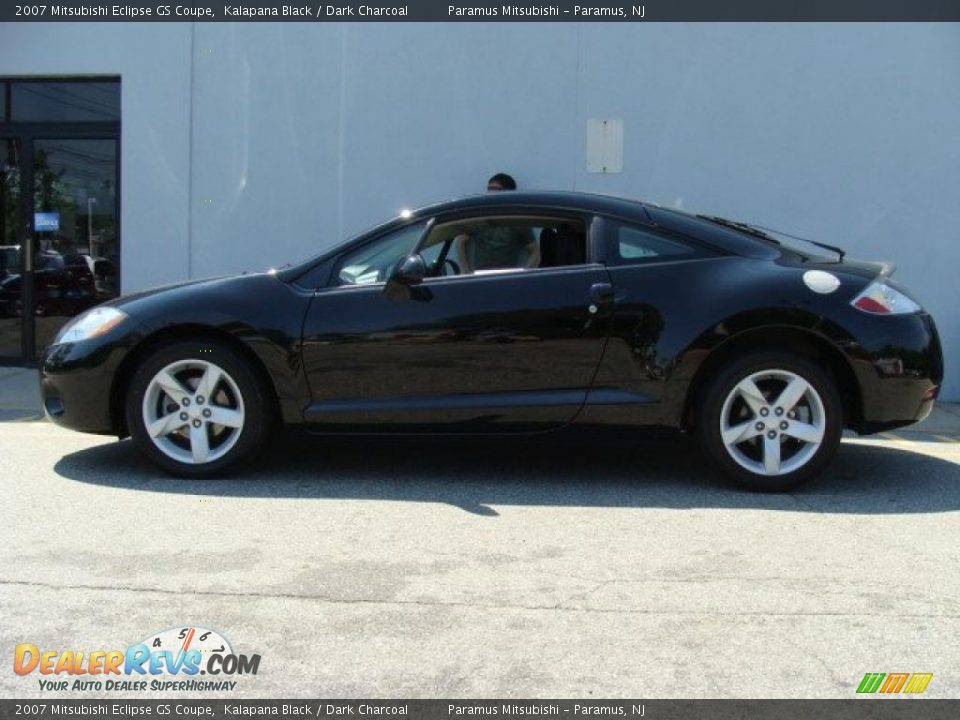 2007 Mitsubishi Eclipse GS Coupe Kalapana Black / Dark Charcoal Photo #3
