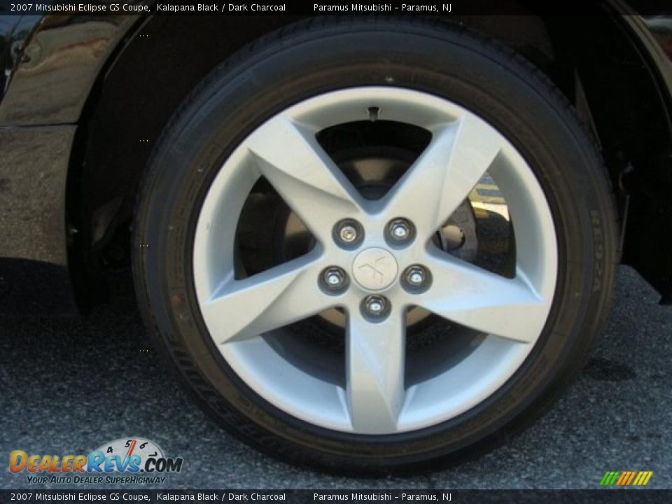 2007 Mitsubishi Eclipse GS Coupe Kalapana Black / Dark Charcoal Photo #6