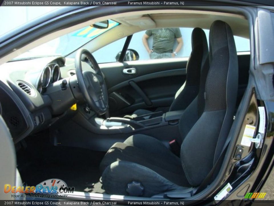 2007 Mitsubishi Eclipse GS Coupe Kalapana Black / Dark Charcoal Photo #9